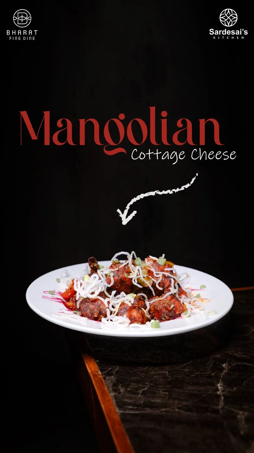 Mongolian Cottage Cheese on a white plate, photographed on the shoot day